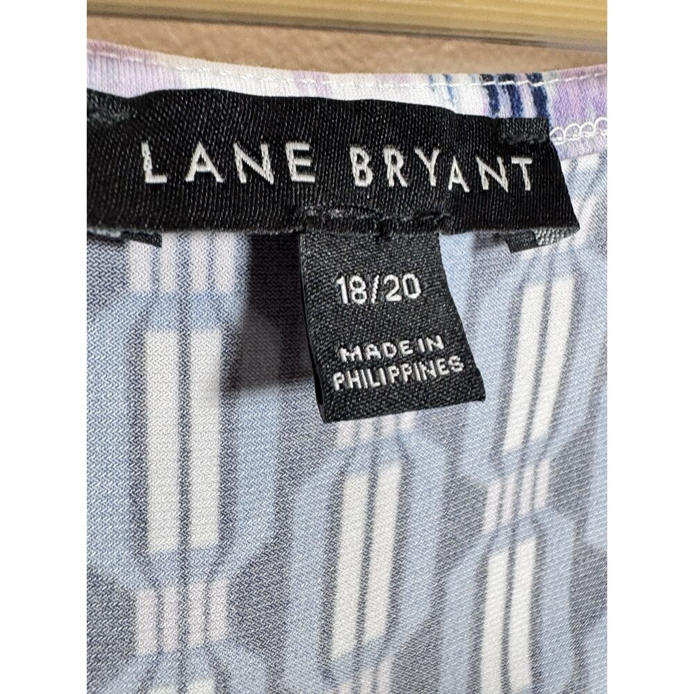 Lane Bryant Womens Plus Size Midi Dress 18/20 Belted High-Low Boho Stretch - Picture 6 of 13